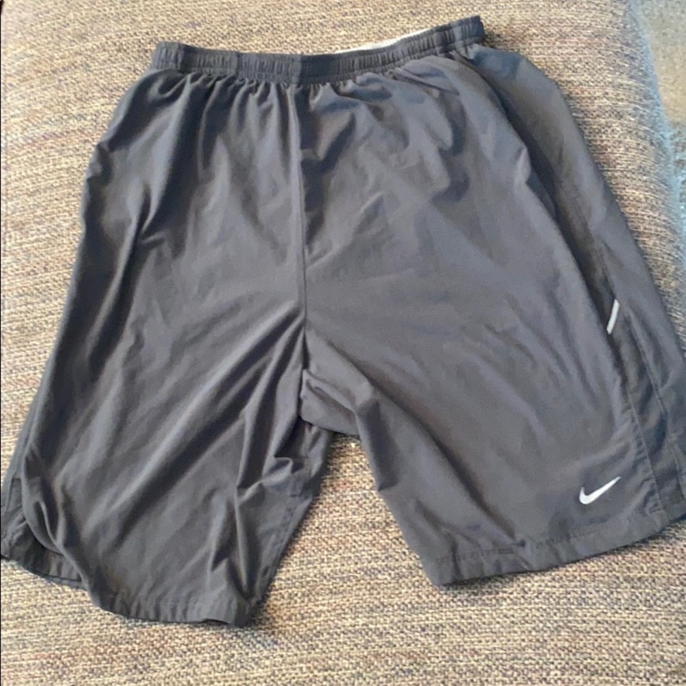 Nike dri-fit running shorts, with lining